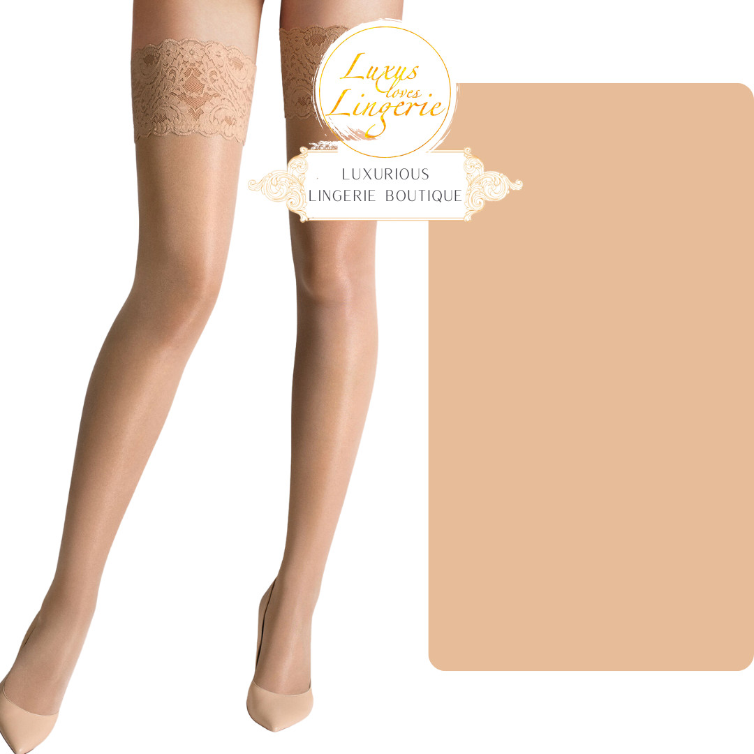 Satin Touch 20 Stayup Wolford XS Fairly Light Hold-Up Stockings Glossy Shiny
