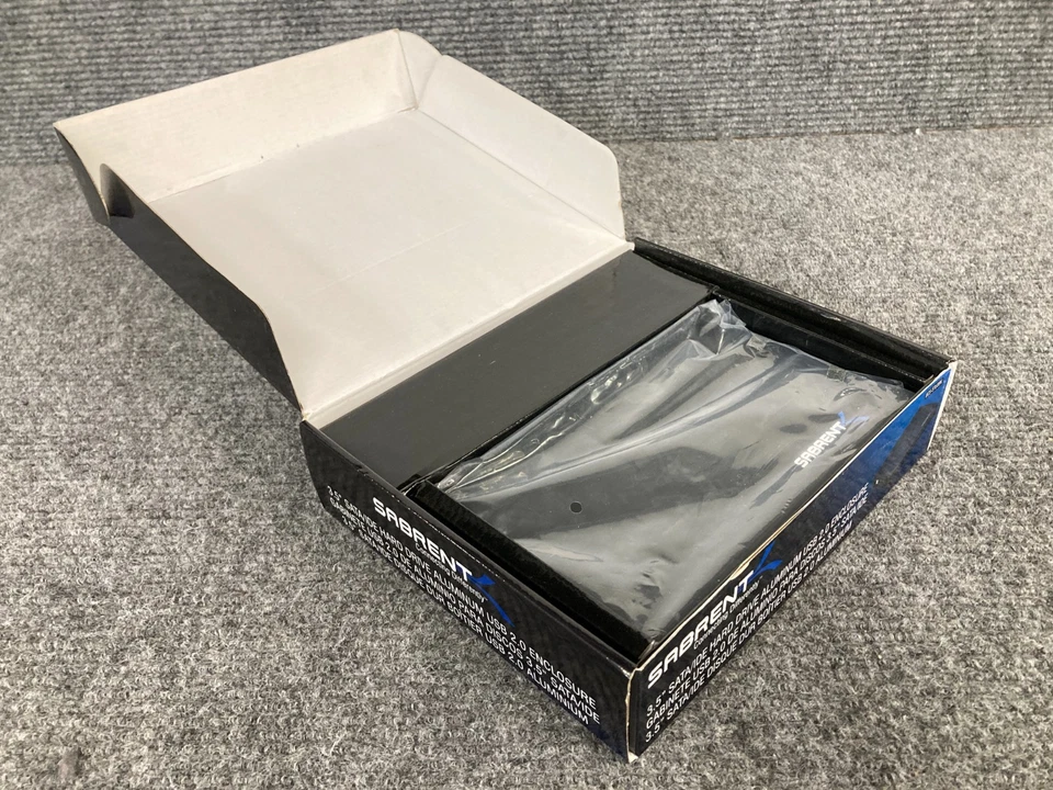 Lot of 6 Sabrent ECS-STU35K 3.5 In. SATA/IDE Hard Drive Enclosures -Open Box- - Image 3 of 4