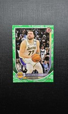 2025-26 Bowman Basketball NBA Luka Doncic #123 Green Pattern Bandana Border /99