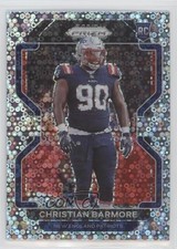 2021 Panini Prizm Rookie No Huddle Prizm Christian Barmore #388 pe8