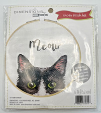 Dimensions Cross Stitch Kit NIP Kitty Cat 72-75815 Meow