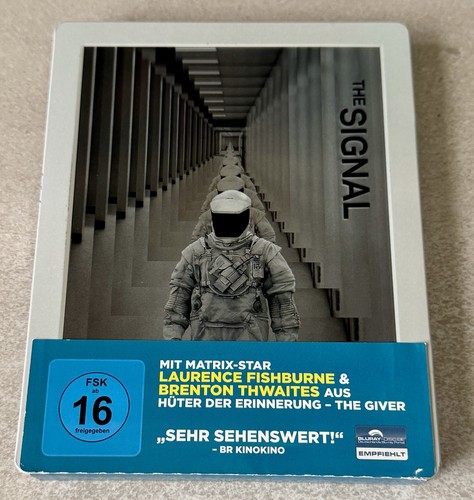 THE SIGNAL Limited Blu-ray Steelbook (Region Free) Brenton Thwaites OZ SELLER