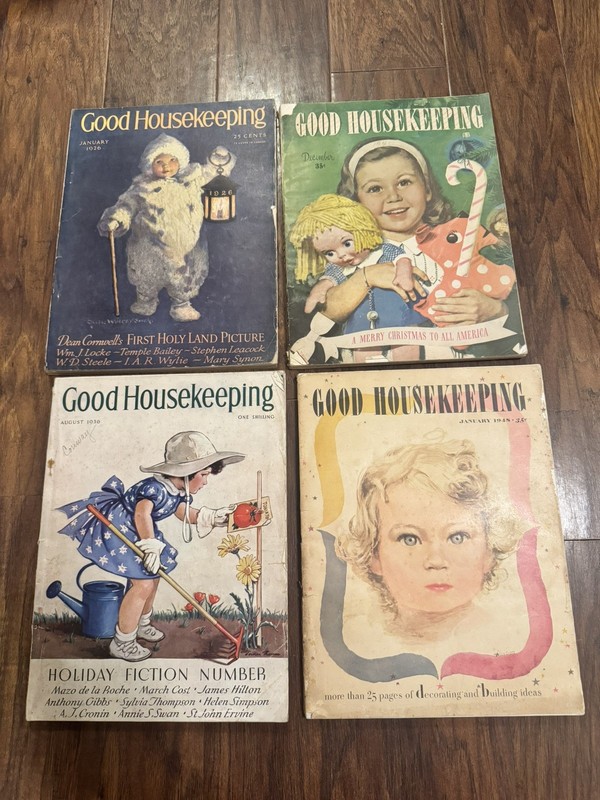 Good Housekeeping Magazine Lot of 4 January August December 1926,36,45,48