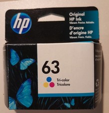 HP 63 F6U61AN Tri-Color Ink Cartridge OCTOBER 2021
