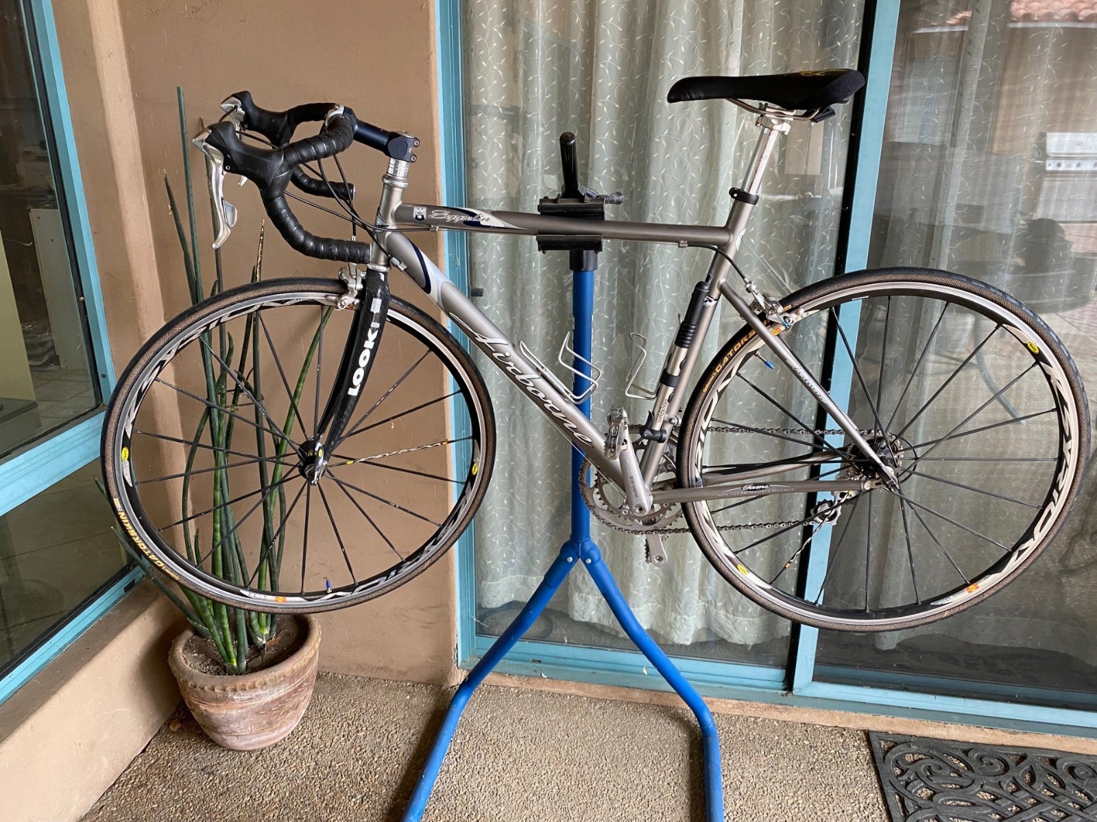Vintage Titanium Airborne Bike Approx 53cm, All Dura-ace "Lo