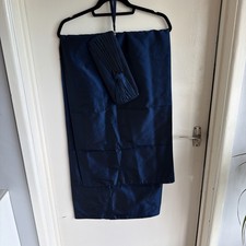 Blue Taffeta/Satin Debut Evening Clutch Bag matching Scarf/Stole/Wrap
