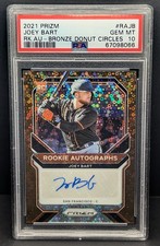 2021 Panini - Joey Bart - Bronze Donut Circles! Rookie Autograph /15!! PSA 10!