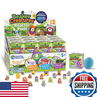 Learning Resources Beaker Creatures Reactor Pods Series 2 24 Pack Homeschool
