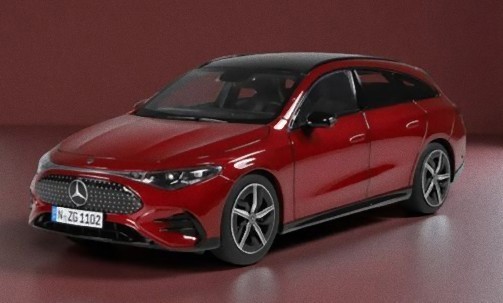 NZG 1102/11 Mercedes Benz CLA Shooting Brake patagonia red échelle 1/18 en métal