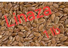 Semilla de linaza~Whole Flax Seeds- 1 lb.  100% natural