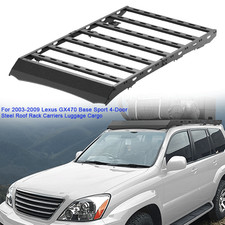 For 03-2009 Lexus Gx470 Base Sport 4-door Steel Roof Rack Carriers Luggage Cargo