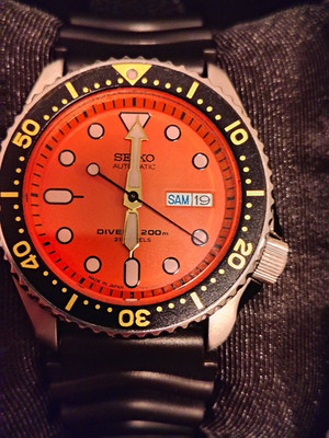 Seiko Automatic Diver's Taucheruhr 200m Daydate Verschraubten Krone. 7S26-0020 .