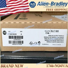 Brand New AB 1746-NO4V SLC 500 Analog Output Module Free Ship 1PC US 1746-NO4V/A