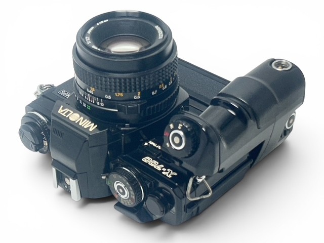 Near MINT Motor Drive 1] MINOLTA X-700 SLR Film Camera MD 50mm f1