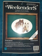 Weekenders STABLEMATES Counted Cross Stitch Kit 03503 SEALED 7"x5"
