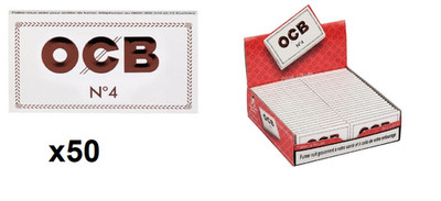 OCB PAPER No. 4 sheet paper, white rolling x50
