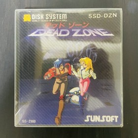 Dead Zone With Sticker Nintendo Famicom Disk System Sunsoft 1986 SSD-DZN Rare
