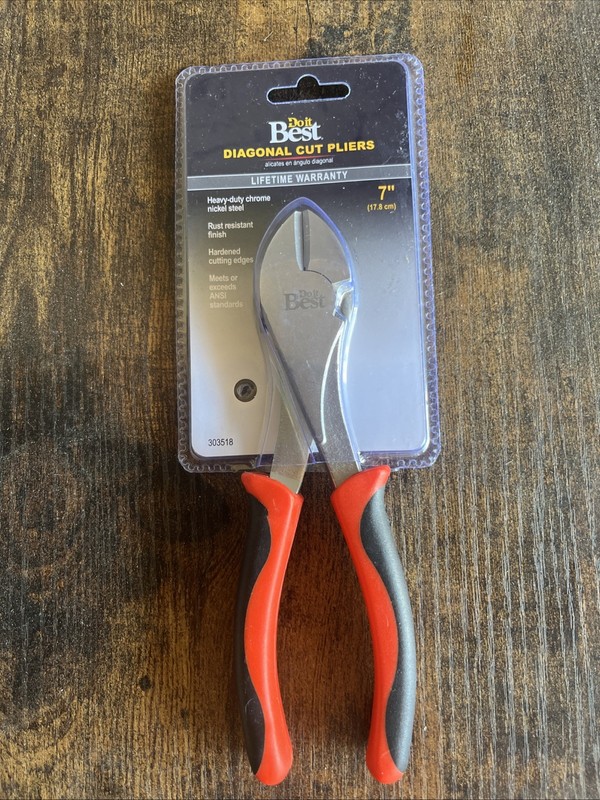 Do it Best 7 In. Diagonal Cutting Pliers 303518 SIM Supply, Inc. 7 in Steel