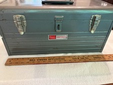 Sears Craftsman Usa Nos 6512 Toolbox Vintage Box Sexy Tool Chest W Red Tote 20