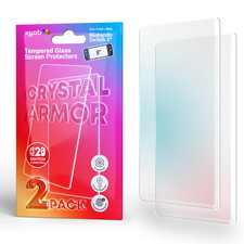 XYAB Nintendo Switch 2 Screen Protector 2 Pack   Tempered Glass 9H Hardness