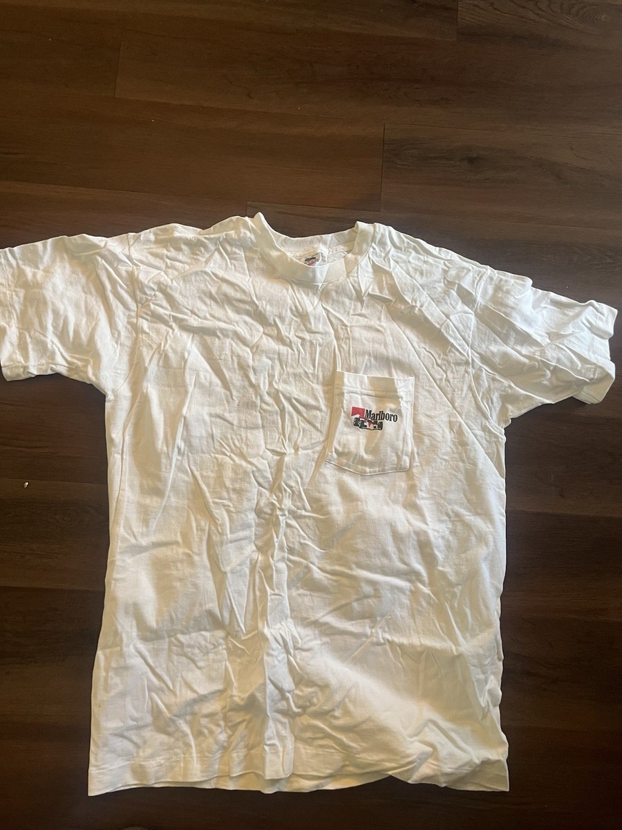 Vintage 1992 Marlboro Racing XL Single Stitch Large Logo Tee