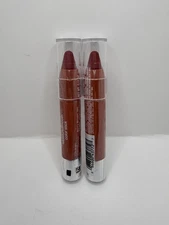 2 PACK Neutrogena MoistureSmooth Lip Color Stick 120 Berry Brown - NEW SEALED