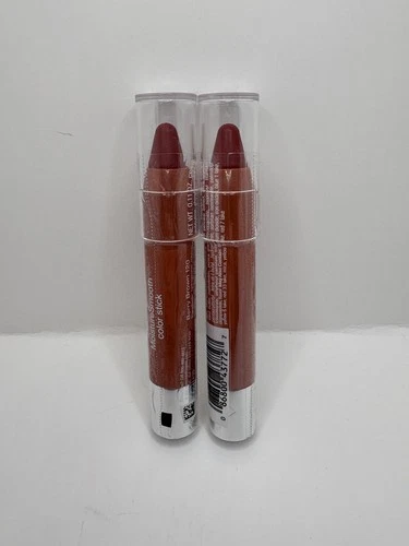 2 PACK Neutrogena MoistureSmooth Lip Color Stick 120 Berry Brown - NEW SEALED