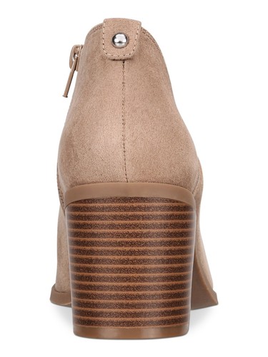 STYLE & COMPANY Womens Light Taupe Beige Felaa Round Toe Block Heel Booties 5 M - Picture 2 of 4