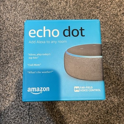 Amazon Echo 3rd Gen Alexa Smart Speaker Charcoal, US Version