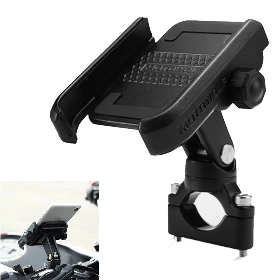 Motorcycle Cell Phone Mount Holder for Kawasaki Z1 ZR1100 ZRX1100 ZR1200 ZRX1200 Foto 3 de 4