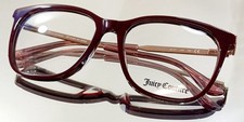 Original JUICY COUTURE JU 211 LHF Eyeglasses OPAL BURGUNDY New Plastic 53-17-140