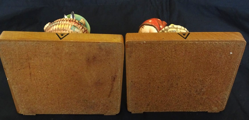 (2) Vintage Hummel Figurine Bookends Boy w/ Bunnies Girl w/ Chicks - Picture 14 of 24