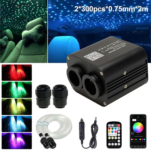 12V Auto LED Sternenhimmel Lichtfaser Glasfaser Optik Lichteffekte Fernbedienung - Bild 22 von 23