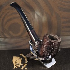 Mr. Brog HAND CARVED WOODEN SMOKING PIPE for TOBACCO 38  Old Boy Rustic Bla PEAR