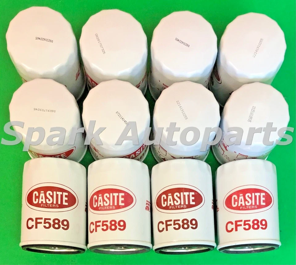 Estuche de 12 filtros de aceite de motor Casite CF589 para Toyota Tacoma, Tundra, LEXUS SC430 Foto 2 de 3