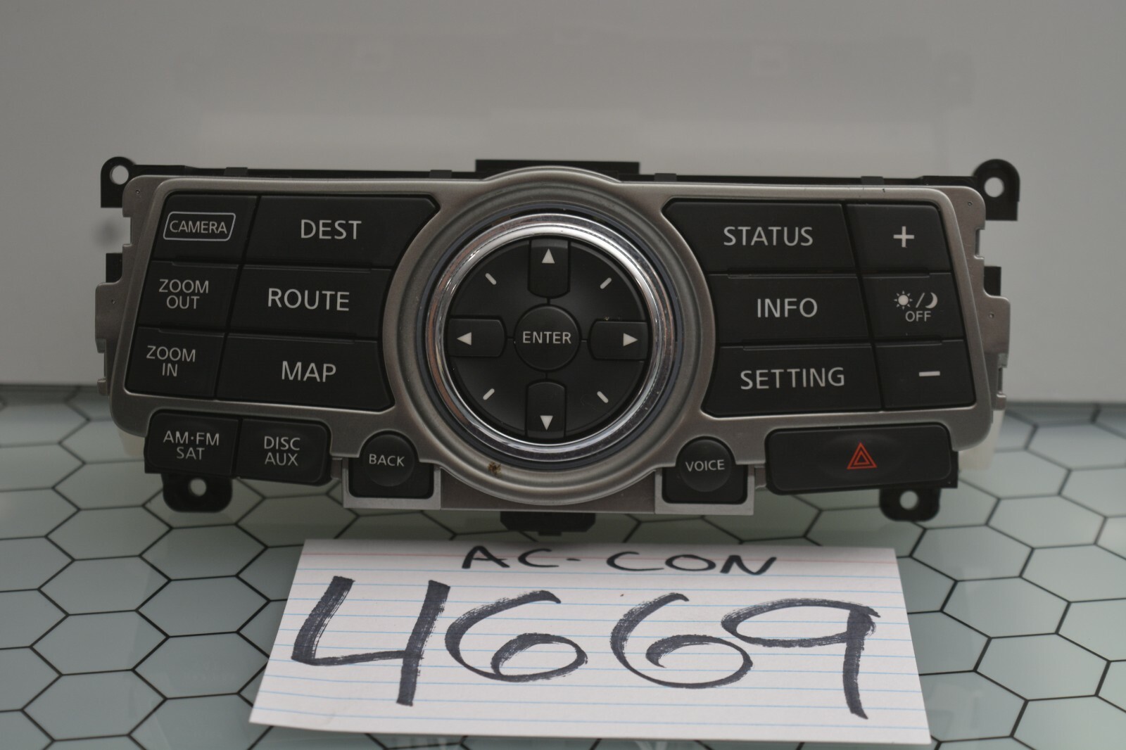 10 11 12 13 Infiniti FX35 Radio Navigation Control Used Stock #4669-AC 