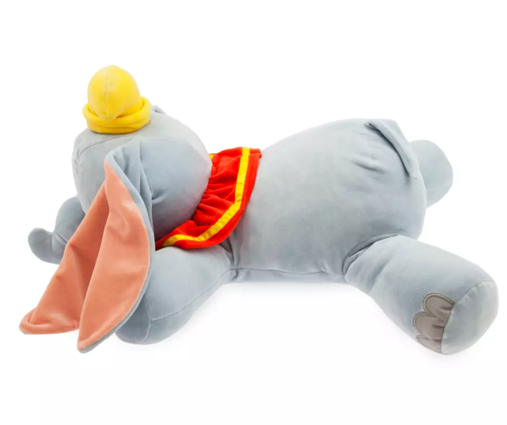 New Disney Parks Plush Cuddleez Sleeping Dumbo Plush Doll Pillow
