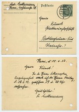 116273 - Ganzsache P 226 - Postkarte - Herne 16.6.1937 nach Recklinghausen-S&uuml;d