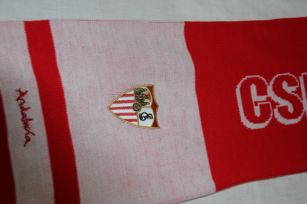 BUFANDA VINTAGE DE UEFA CUP ENTRE LOKOMOTIV MOSKVA Y SEVILLA