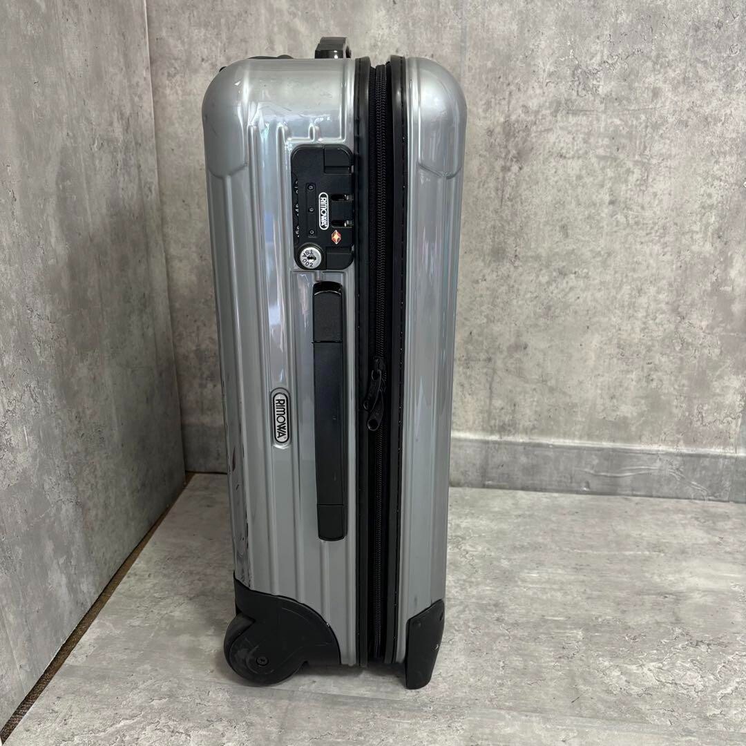 RIMOWA SALSA 32〜35 ℓ シルバー RIMOWA salsa 35L Silver 2-wheels Carry Case Suitcase 856 52