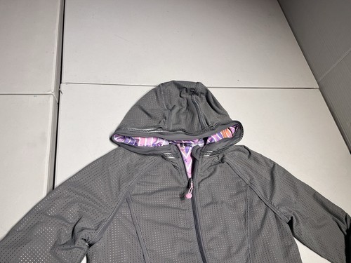 Ivivva Jacket Girls 14 Twice The Fun Multi Hoodie Run Sweatshirt Gym Lululemon - Picture 12 of 19