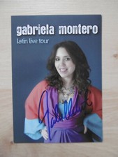 Gabriela Montero Pianist Autogramm signed 10x15 cm Flyer