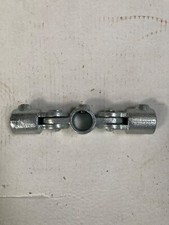 Interclamp 167-A27 tube pipe fitting galvanised 3-way swivel handrail scaffold