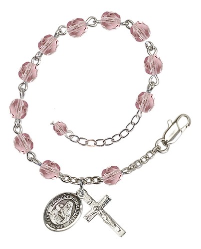 TÚ ELIGES Pulsera Rosario Mujer Santa Plata Bienaventuranza Junio Piedra Natal NUEVO - Imagen 66 de 140