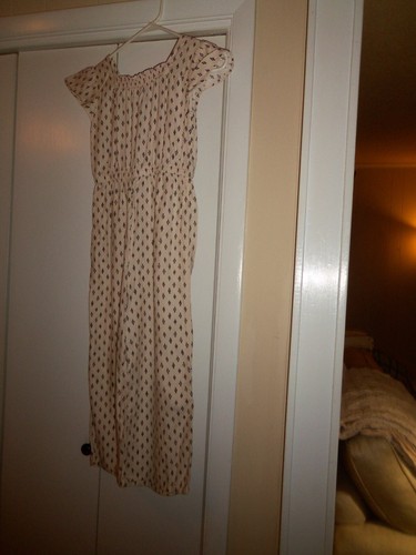 Old Navy Kid Girl Floral Cinched Waist 100% Cotton Short Sleeve Jumpsuit Sz L - Picture 7 of 8