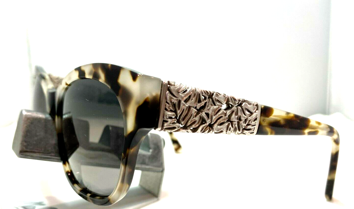 MAUI JIM MONSTERA LEAF MJ 747-05T TOKYO WHITE 24K GOLD  display picture 2