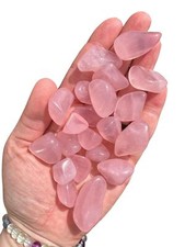 Rose Quartz Tumbled Stone - Polished Natural Rose Quartz Crystal from Brazil