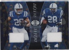 2024 Panini Illusions - Déjà Vu Jonathan Taylor, Marshall Faulk #DV-COL (MEM)