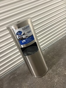 Stainless Steel Sanitizing Wipe Dispenser 36" H x 16“ W