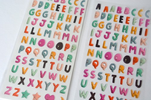 Huge Bundle Alphabet Stickers Anita's Letters Numbers Set Happy Birthday Words - Picture 3 of 8